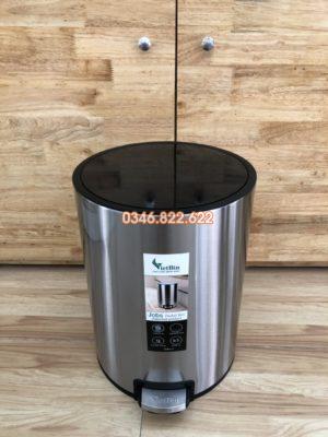 Thùng rác Inox 8L