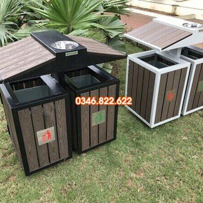 Thùng rác ngoài trời