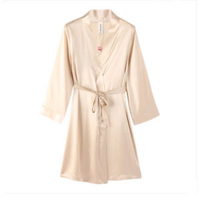 Áo choàng tắm lụa cho nữ