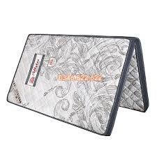 Đệm bông ép vỏ gấm 2 miếng