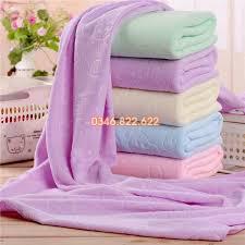 Khăn tắm các màu chất microfiber