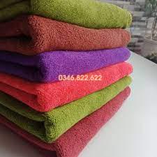 Khăn tắm các màu chất cotton