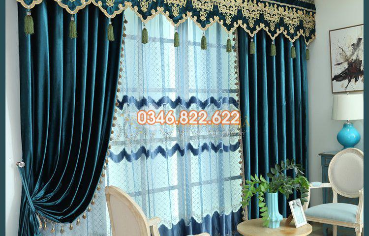 Rèm may phong cách Hoàng Gia Rèm may phong cách Hoàng Gia