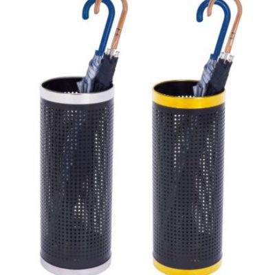 Sọt đựng ô inox viền mạ vàng