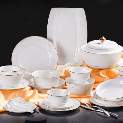 Bộ bát đĩa sứ nhà hàng cao cấp