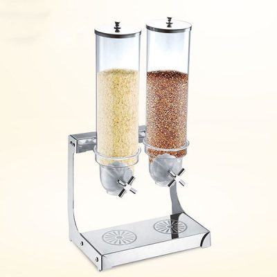 Bình đựng ngũ cốc 2 ngăn