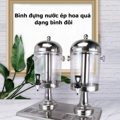 Bình đựng nước ép trái cây đôi