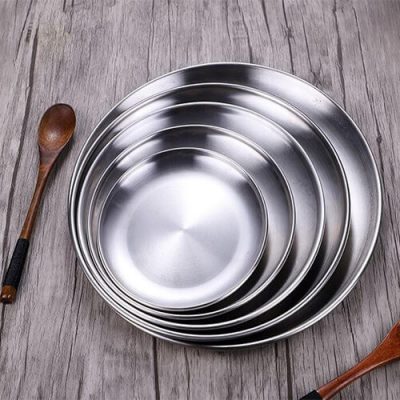 Đĩa inox hình tròn