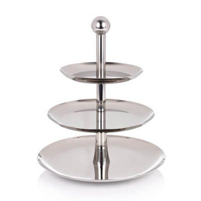Khay đựng bánh inox 3 tầng