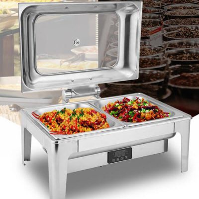 Nồi hâm buffet nắp kính