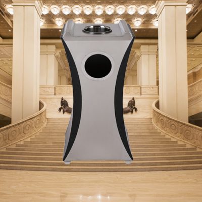 Thùng rác sảnh khách sạn inox cao cấp