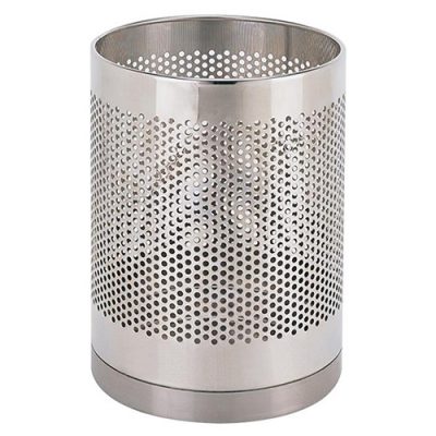 Thùng rác inox tròn dập lỗ