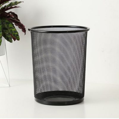 Thùng rác lưới văn phòng màu đen