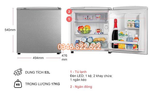 Tủ lạnh mini khách sạn AQUA Tủ lạnh mini khách sạn AQUA