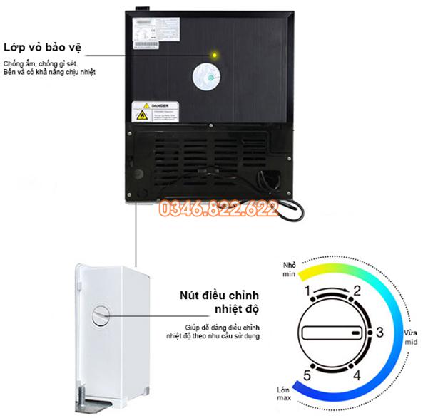 Tủ mát minibar khách sạn cửa kính trong 42 lít Tủ mát minibar khách sạn cửa kính trong 42 lít