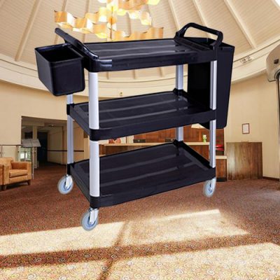 Xe đẩy 3 tầng bằng nhựa đa năng