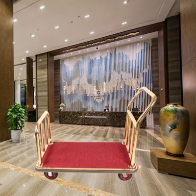 Xe đẩy hành lý khách sạn chữ U
