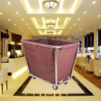 Xe để đồ giặt là khung inox