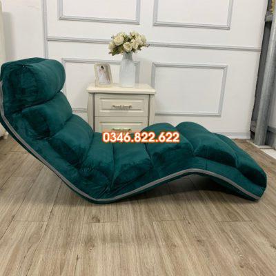 Ghế lười con sâu tatami - màu xanh rêu