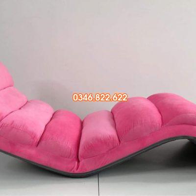 Ghế lười con sâu tatami - màu hồng đậm