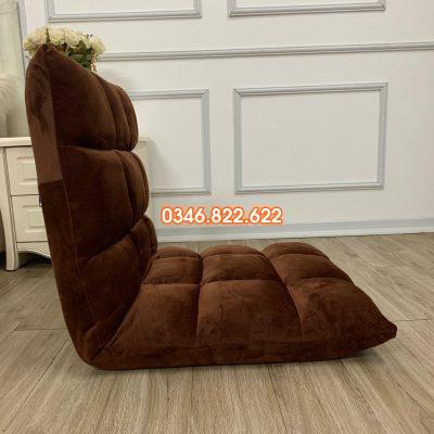 Ghế bệt tựa lưng tatami - màu nâu