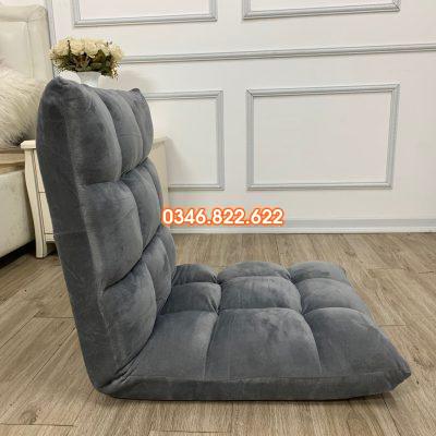 Ghế bệt tựa lưng tatami - màu xanh ghi