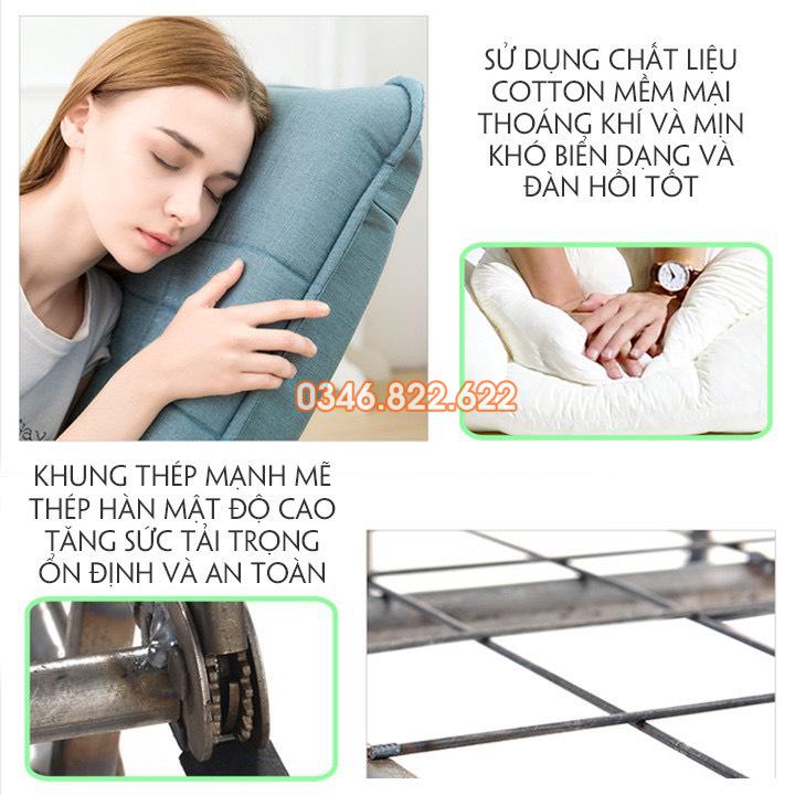 Ghế thư giãn mặt trăng xoay 360 - màu xanh min Ghế thư giãn mặt trăng xoay 360 - màu xanh min