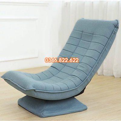 Ghế thư giãn mặt trăng xoay 360 - màu xanh min