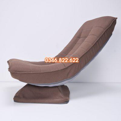 Ghế thư giãn mặt trăng xoay 360 - màu nâu