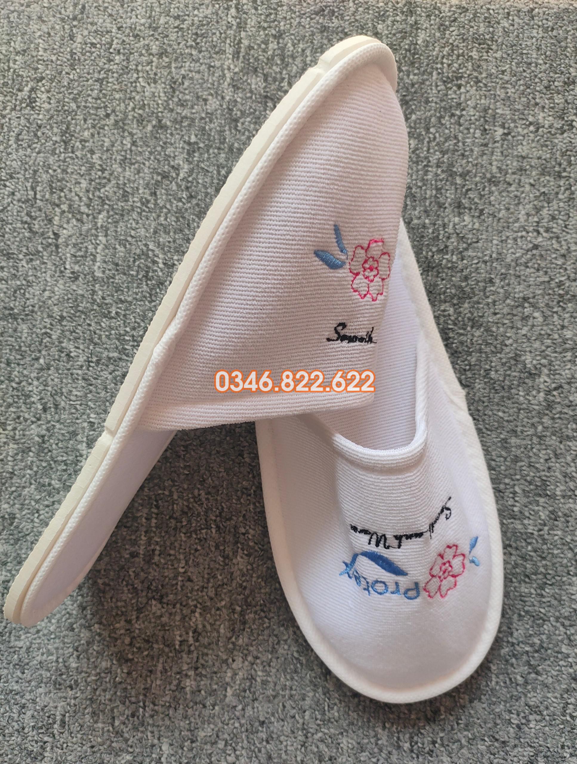 Dép khách sạn vải Tricot HỞ/KÍN mũi đế Eva 5 ly dùng nhiều lần Dép khách sạn vải Tricot HỞ/KÍN mũi đế Eva 5 ly dùng nhiều lần