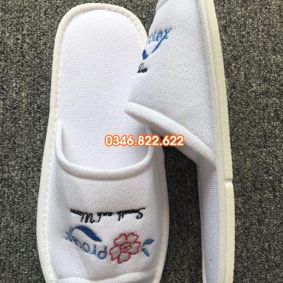 Dép khách sạn vải Tricot HỞ/KÍN mũi đế Eva 5 ly dùng nhiều lần