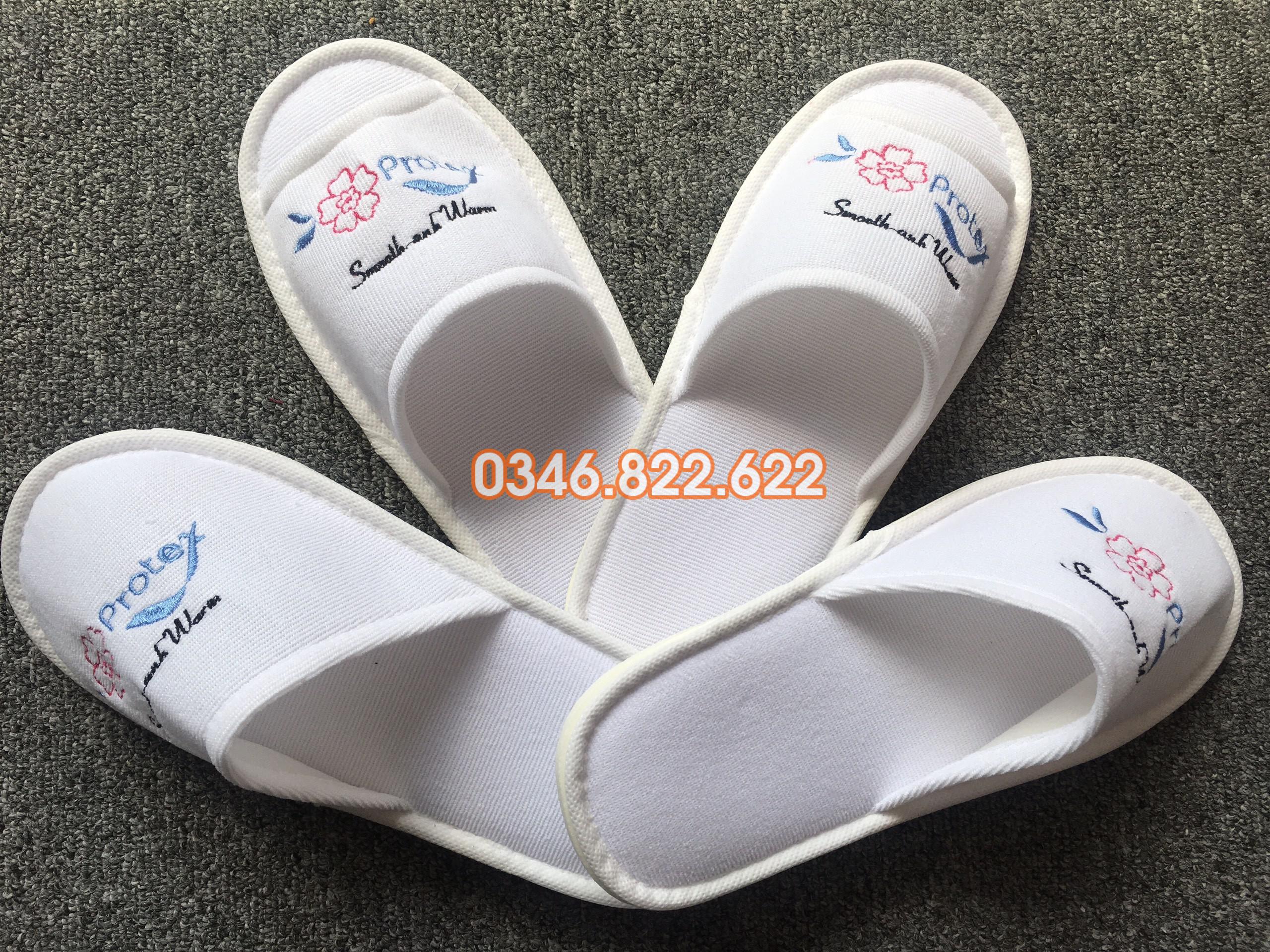 Dép khách sạn vải Tricot HỞ/KÍN mũi đế Eva 5 ly dùng nhiều lần Dép khách sạn vải Tricot HỞ/KÍN mũi đế Eva 5 ly dùng nhiều lần