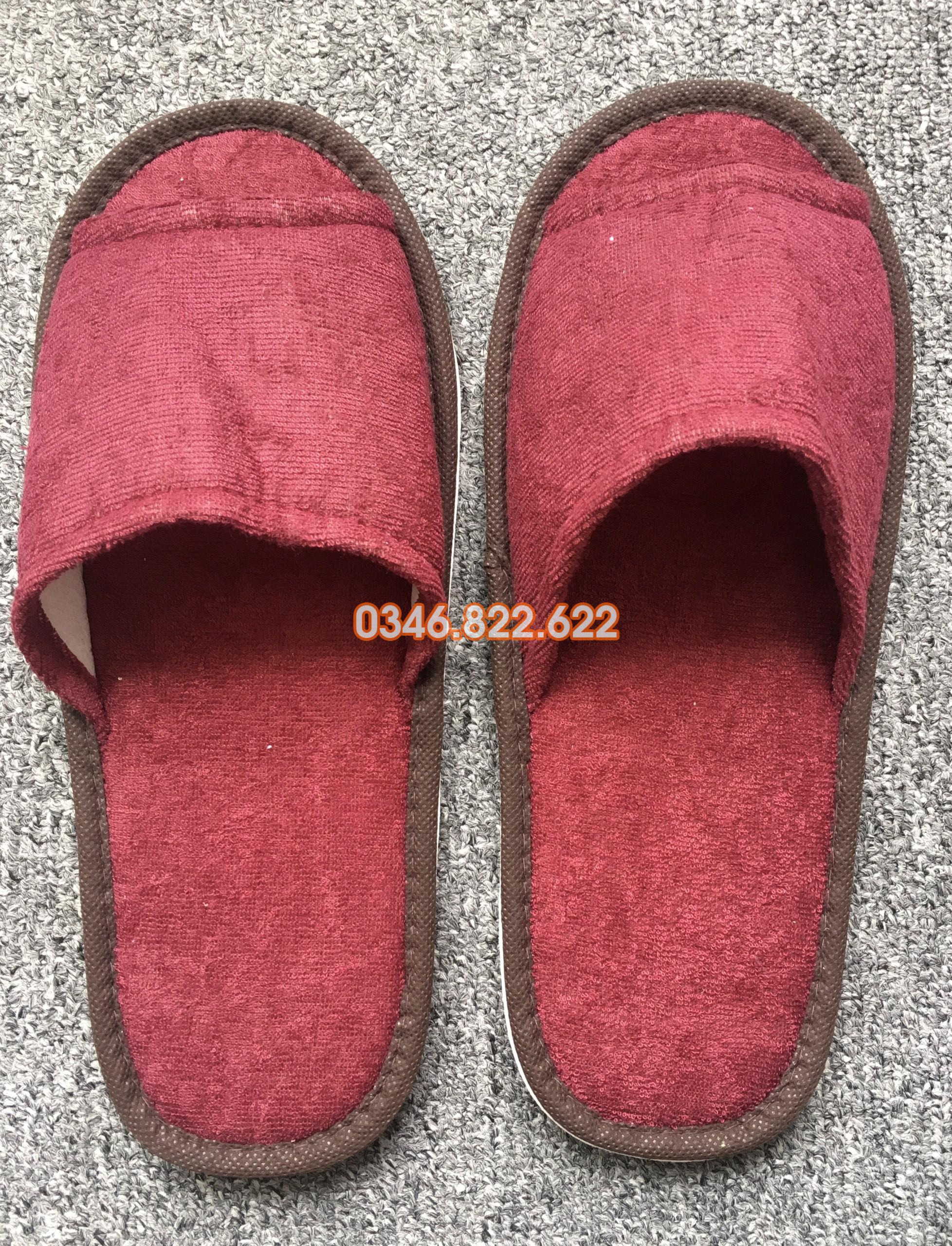 Dép khách sạn vải terry HỞ/KÍN mũi dùng 1 lần Dép khách sạn vải terry HỞ/KÍN mũi dùng 1 lần