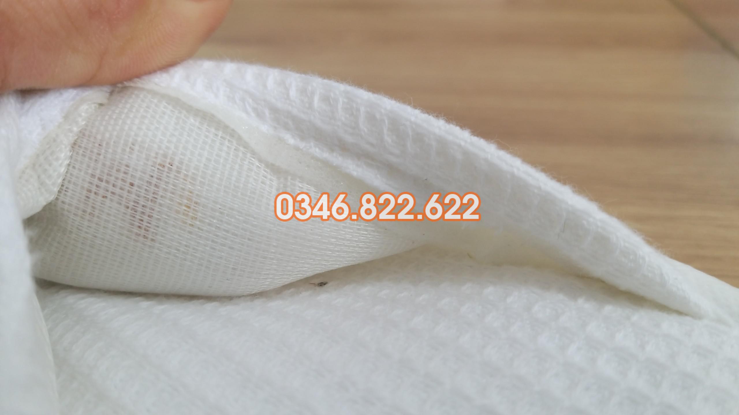 Dép khách sạn vải tổ ong HỞ/KÍN mũi đế EVA 5 Ly Dép khách sạn vải tổ ong HỞ/KÍN mũi đế EVA 5 Ly