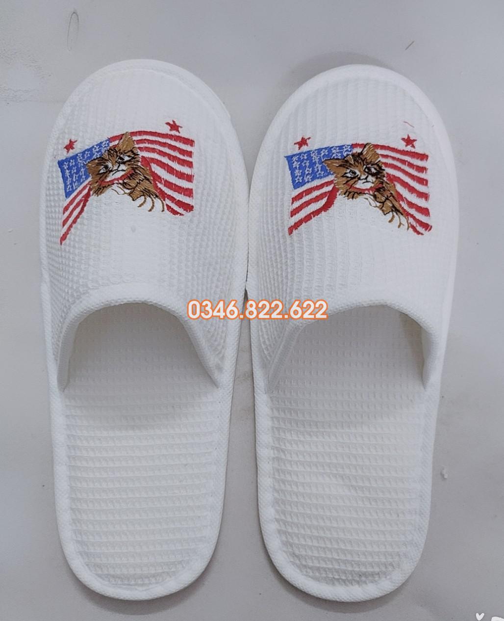 Dép khách sạn vải tổ ong HỞ/KÍN mũi đế EVA 5 Ly Dép khách sạn vải tổ ong HỞ/KÍN mũi đế EVA 5 Ly