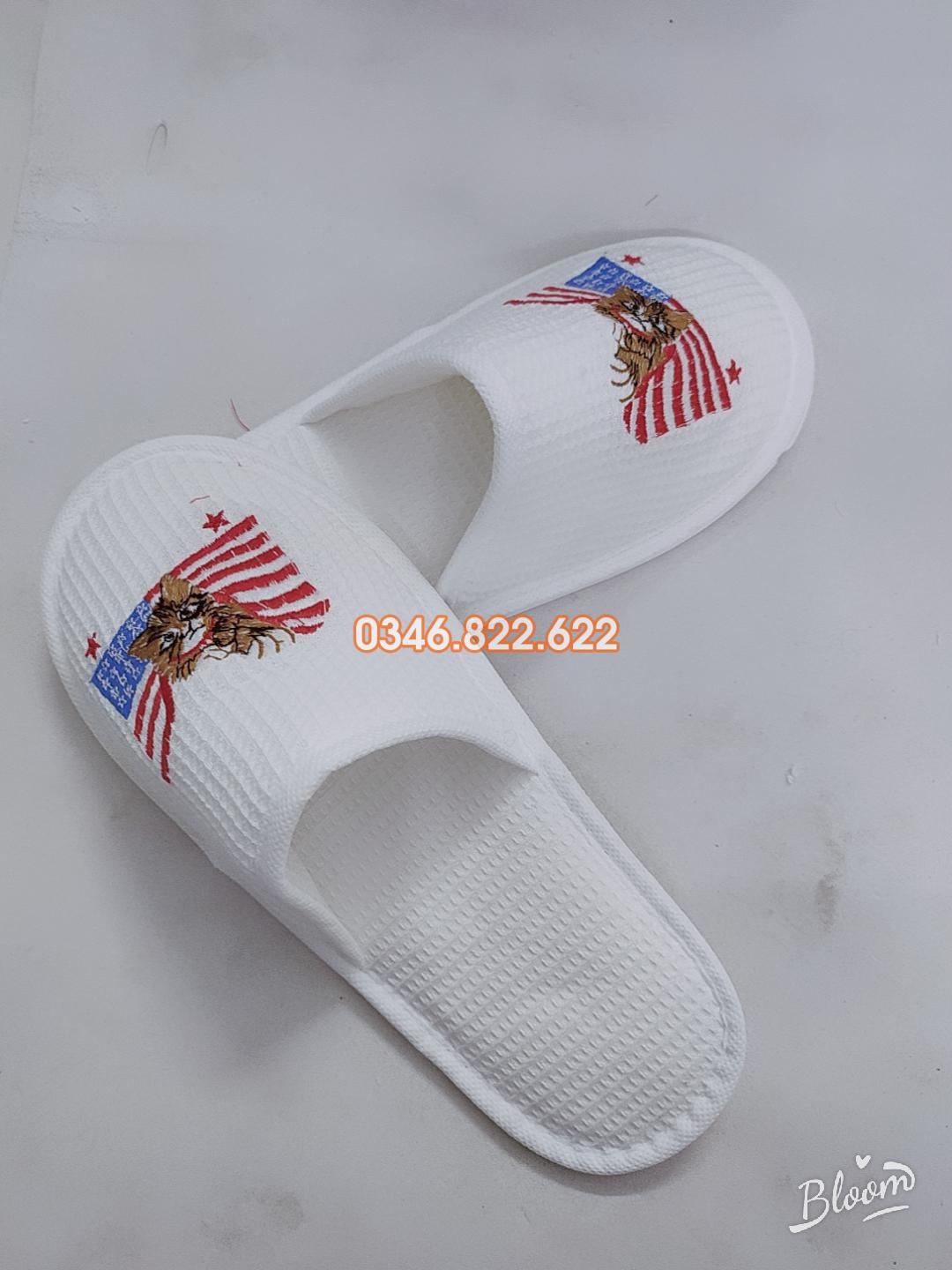 Dép khách sạn vải tổ ong HỞ/KÍN mũi đế EVA 5 Ly Dép khách sạn vải tổ ong HỞ/KÍN mũi đế EVA 5 Ly