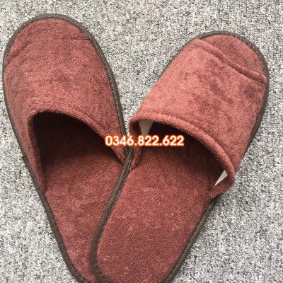 Dép khách sạn vải Tricot HỞ/KÍN mũi dùng 1 lần