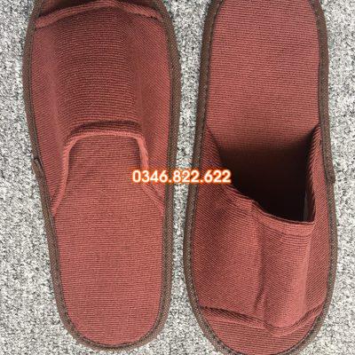 Dép khách sạn vải terry HỞ/KÍN mũi dùng 1 lần