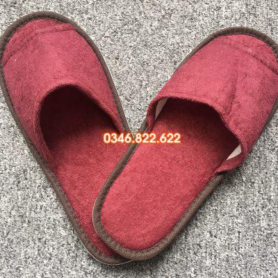 Dép khách sạn vải terry HỞ/KÍN mũi dùng 1 lần