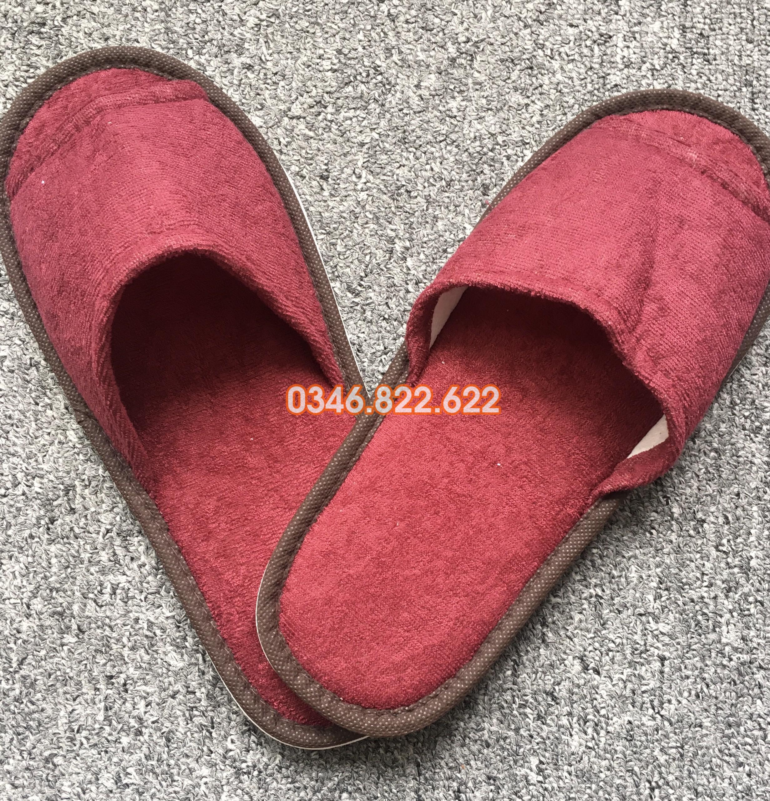 Dép khách sạn vải terry HỞ/KÍN mũi dùng 1 lần Dép khách sạn vải terry HỞ/KÍN mũi dùng 1 lần